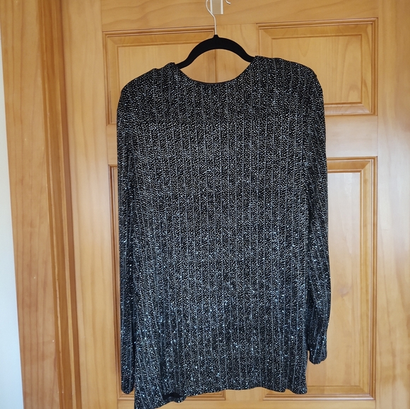 ONYX Nite By Wendye Chaitin Made in the USA - Cardigan - Size 1X - Vintage - Picture 5 of 12